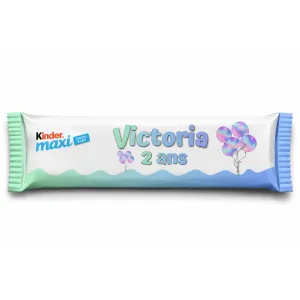 Kinder maxi douceur pastel anniversaire