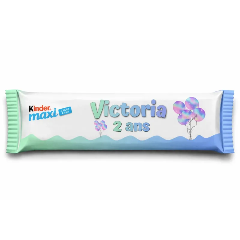 Kinder maxi douceur pastel anniversaire