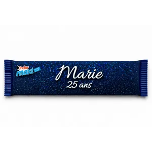 Kinder maxi éclat bleu scintillant