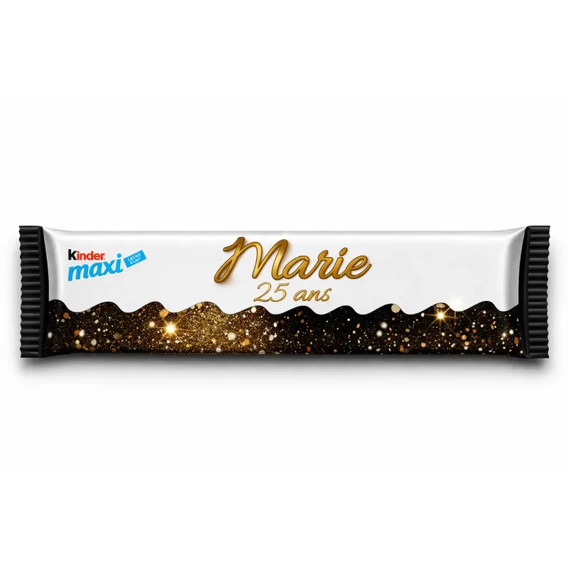 Kinder maxi nuit dorée scintillante