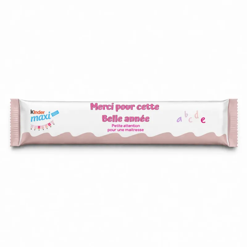 Kinder maxi douceur merci maîtresse