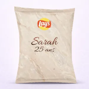 Chips Lay's élégance marbre intemporelle