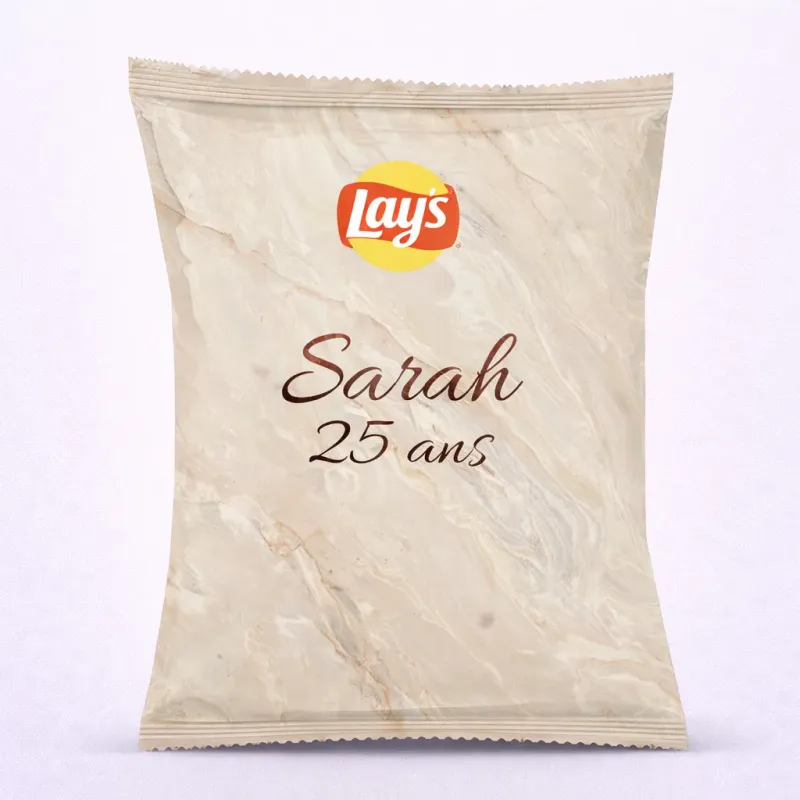 Chips Lay's élégance marbre intemporelle