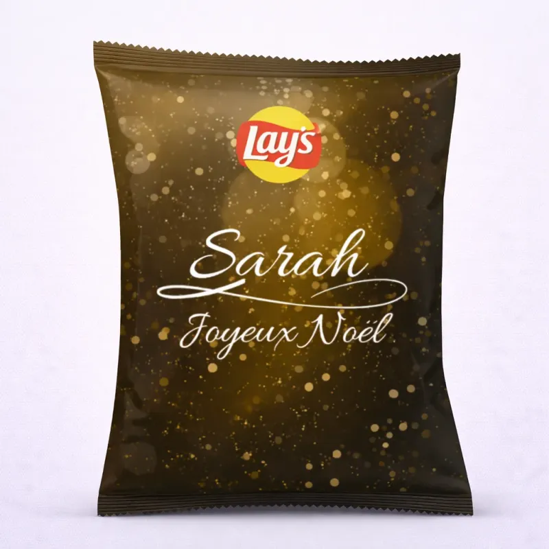 Chips Lay's éclat doré festif