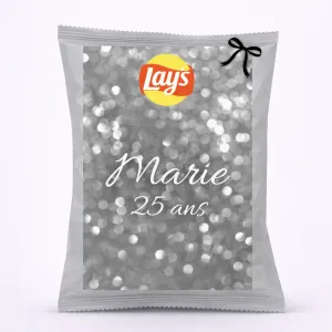 Chips Lay's éclat argenté