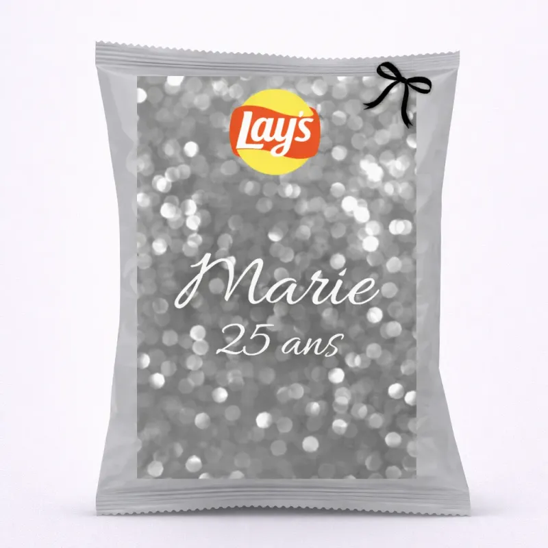 Chips Lay's éclat argenté