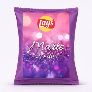 Chips lay's éclat violet féerique