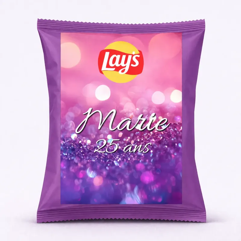 Chips lay's éclat violet féerique