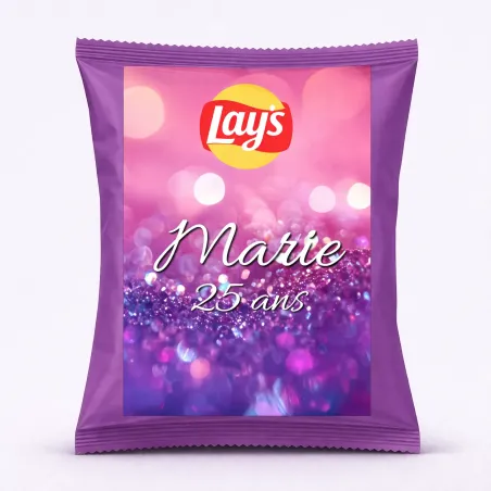 Chips lay's éclat violet féerique