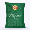 Chips Lay's éclat émeraude scintillant