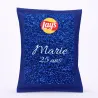 Chips Lay's éclat bleu scintillant