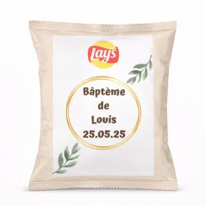 Chips lay's douceur baptême élégante