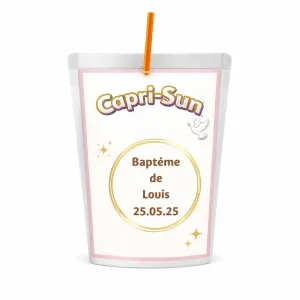 Capri-Sun douceur baptême colombe dorée
