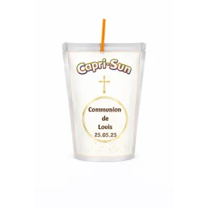 Capri-Sun élégance communion dorée