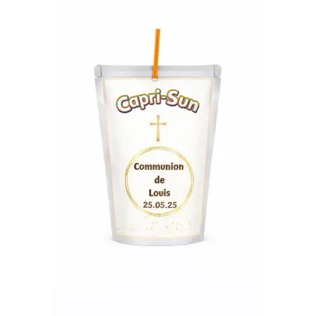 Capri-Sun élégance communion dorée