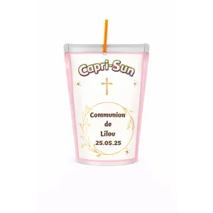Capri-Sun douceur communion florale dorée