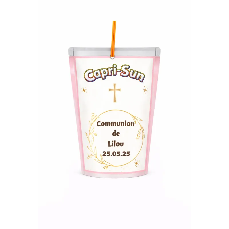 Capri-Sun douceur communion florale dorée