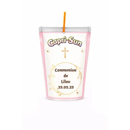 Capri-Sun douceur communion florale dorée