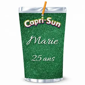 Capri-Sun éclat émeraude scintillant