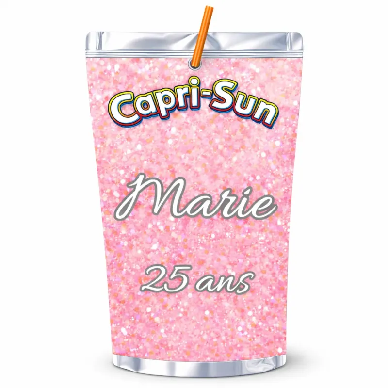 Capri-Sun éclat rose scintillant