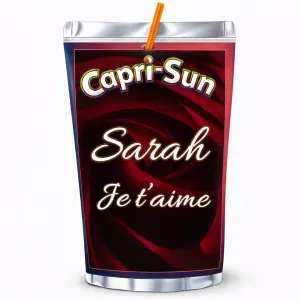 Capri-Sun passion éternelle à la rose rouge