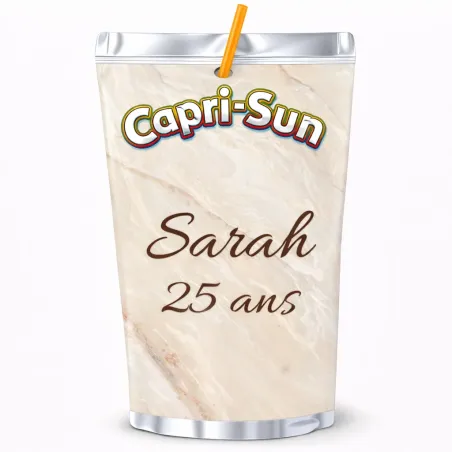 Capri-Sun élégance marbre intemporelle