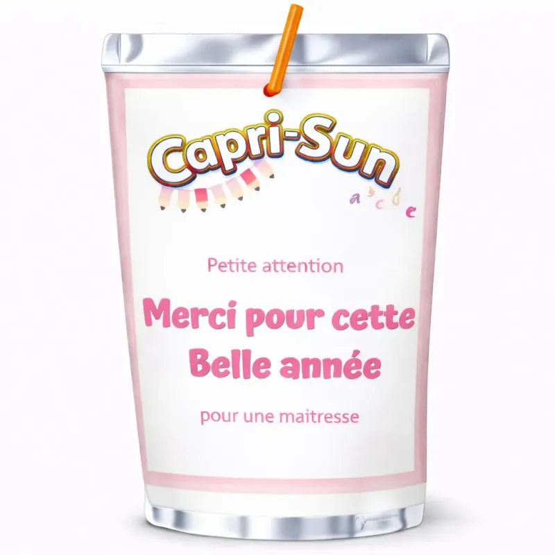 Capri-Sun douceur merci maîtresse