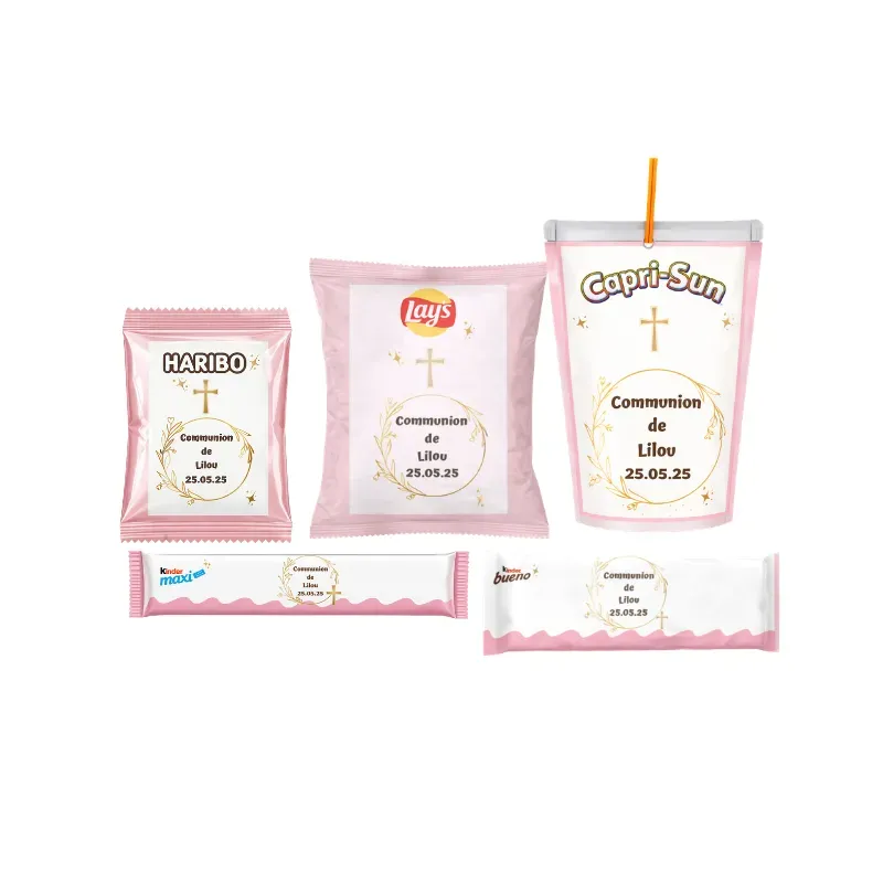 Pack douceur communion florale dorée