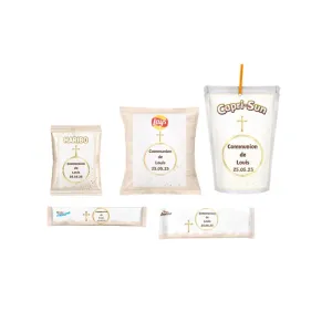 Pack élégance communion dorée