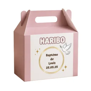 douceur baptême colombe dorée