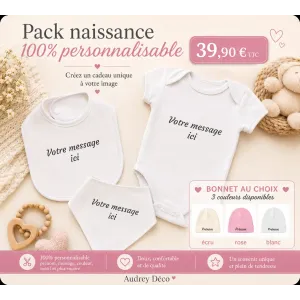 pack naissance 100% personnalisable
