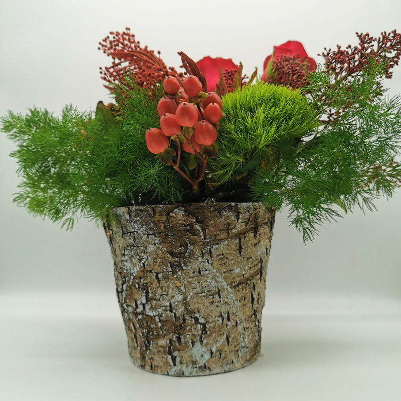 Noël en rouge et vert délicat