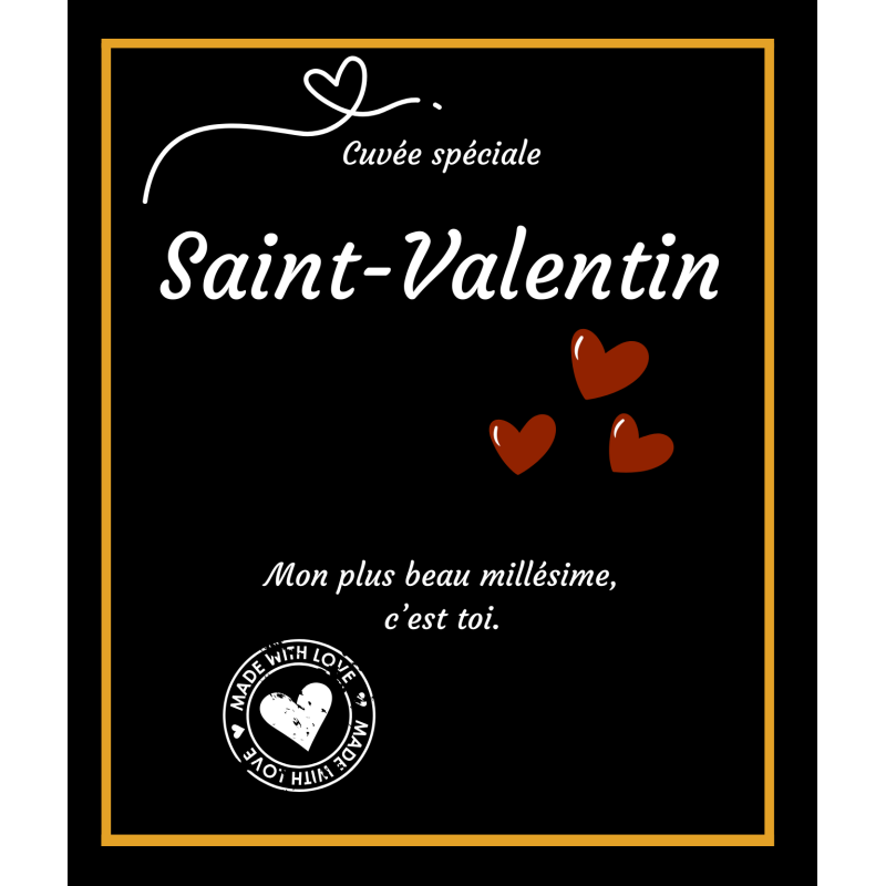 Étiquette bouteille la cuvée de ton prénom