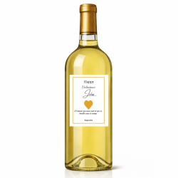 Étiquette bouteille l’amour en héritage