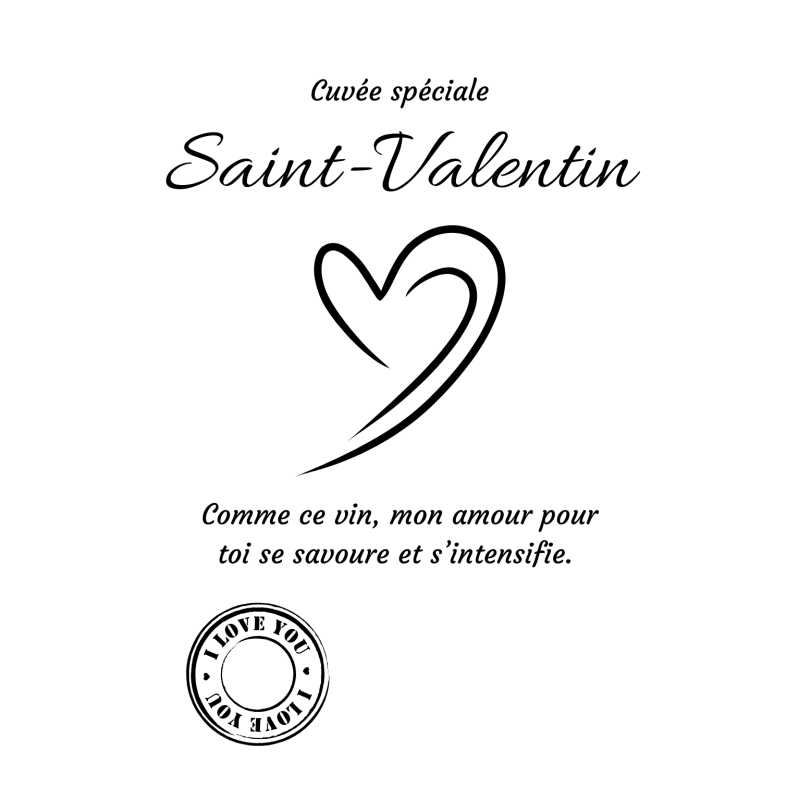 Étiquette bouteille comme ce vin, mon amour