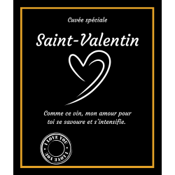 Étiquette bouteille promesse en bouteille