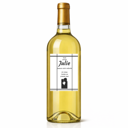 Étiquette bouteille comme au premier jour