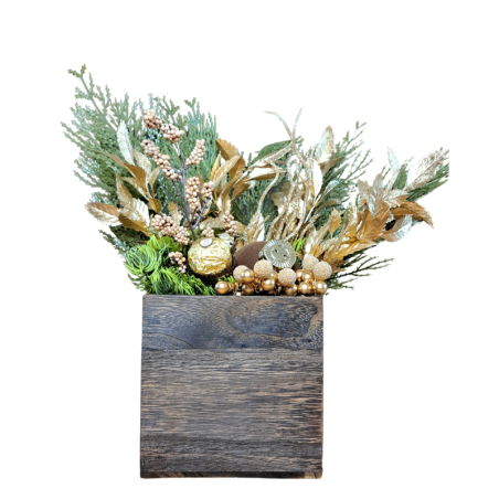 Éclats d’or dans un écrin de bois