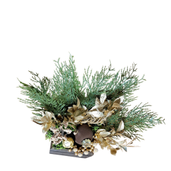 Éclats d’or dans un écrin de bois