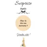 Carte à gratter une surprise pleine d’émotion