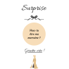 Carte à gratter une surprise pleine d’émotion