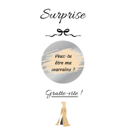 Carte à gratter une surprise pleine d’émotion