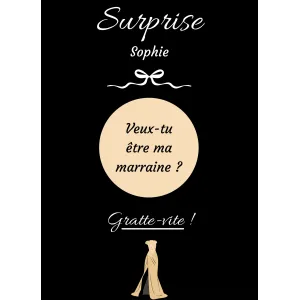 Carte à gratter une surprise pleine d’émotion