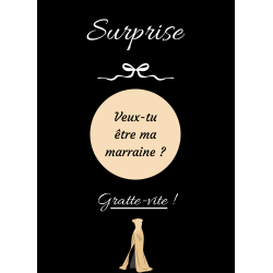 Carte à gratter une surprise pleine d’émotion