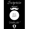 Carte à gratter élégante pleine de complicité