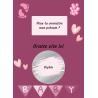 Carte à gratter un prénom attendu avec amour