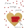 Carte à gratter j’ai un message pour toi