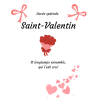 Étiquette bouteille personnalisée Un bouquet d’amour à partager