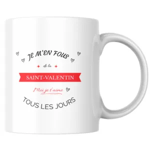 Mug Je m’en fous de la Saint-Valentin