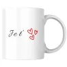 Mug je t’aime au cœur